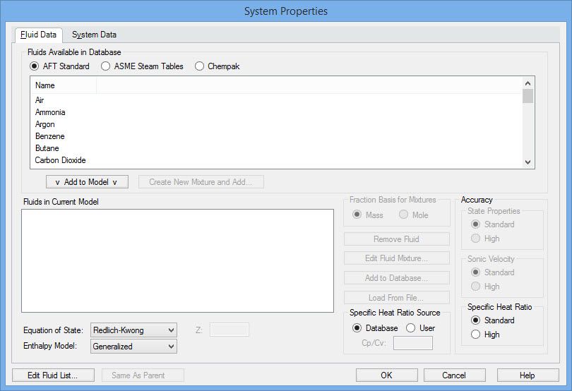 System Properties Basic
