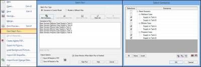 Figure 3 - Setting up a Batch Run
