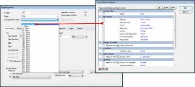 Figure 5 - Re-Linking child scenario input parameters