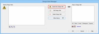 Figure 3 - AFT Fathom 9's new Design Alert Manager.  Accessed from the Tools menu.