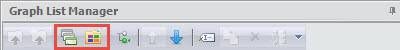 Figure 4 - The Graph List Manager toolbar.  