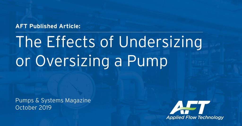 Sizing Pumps for the Best Efficiency Point (BEP)