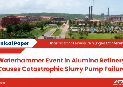 Waterhammer Event in Alumina Refinery Causes Catastrophic Slurry Pump Failure