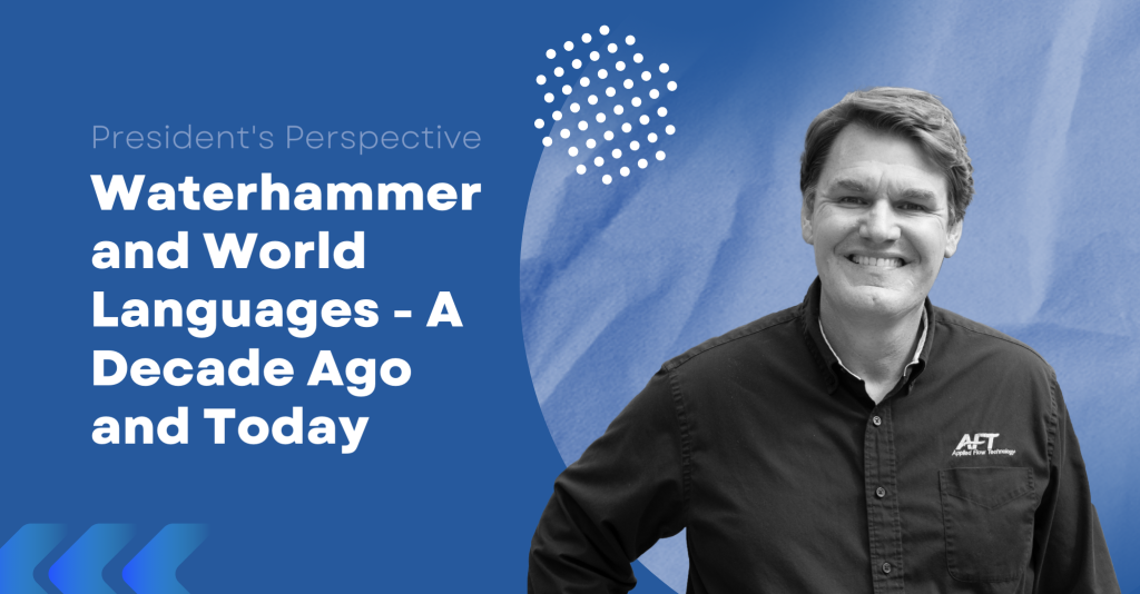 "blog on waterhammer and world languages"